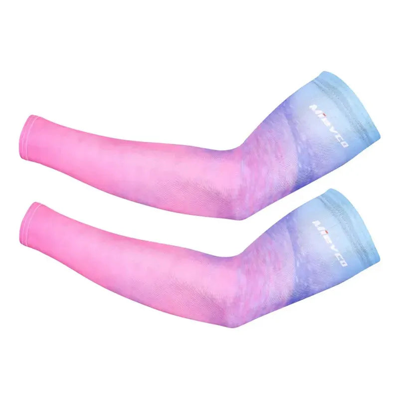 Icy Silk Sun Protection Arm Sleeves Cooling Breathable Outdoor Cycling Fishing Sports Sleeves by Vimost Shop