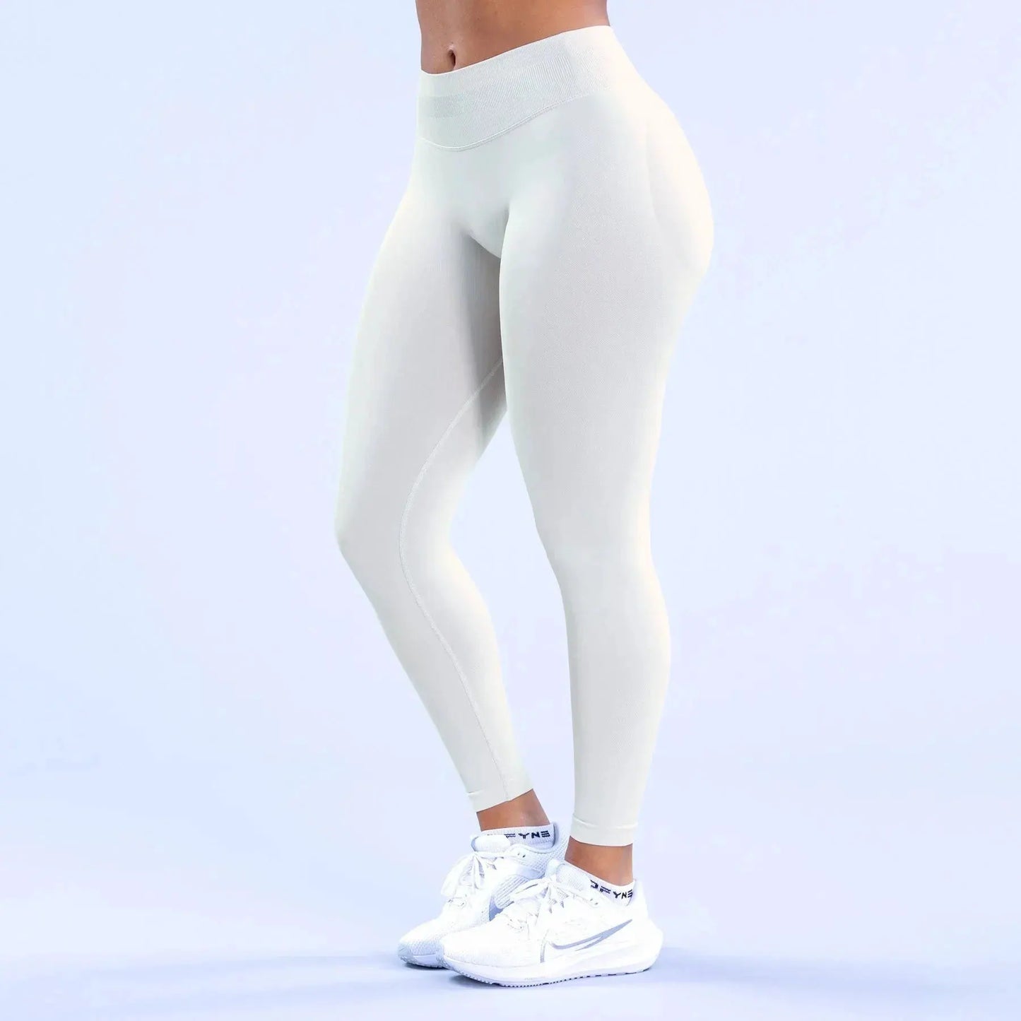 DF Impact matting pleated waist seamless sports fitness trousers by Maiden-Art