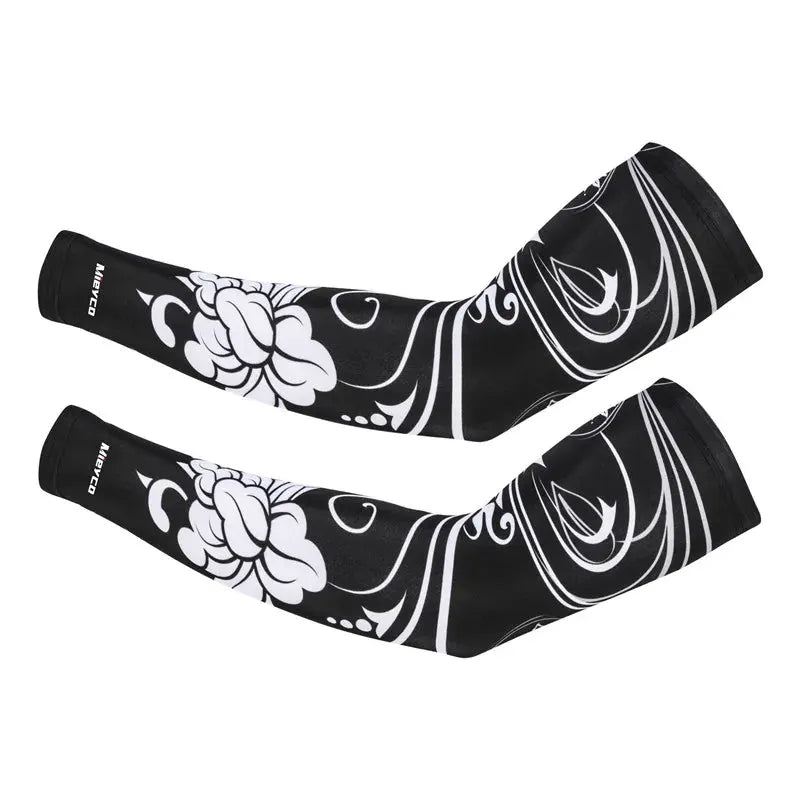 Icy Silk Sun Protection Arm Sleeves Cooling Breathable Outdoor Cycling Fishing Sports Sleeves by Vimost Shop