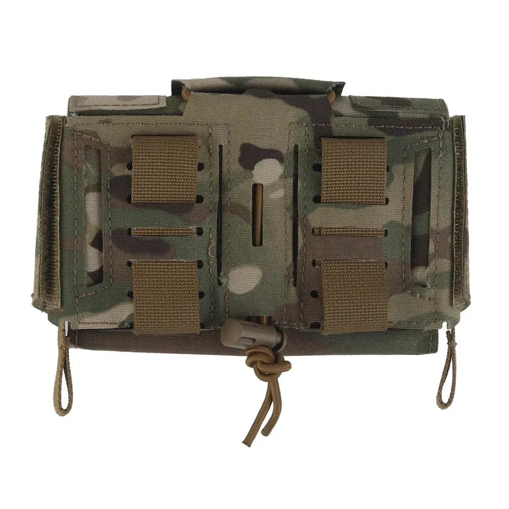 Compact MOLLE Outdoor Utility Pouch with Organizer Panel by Vimost Shop