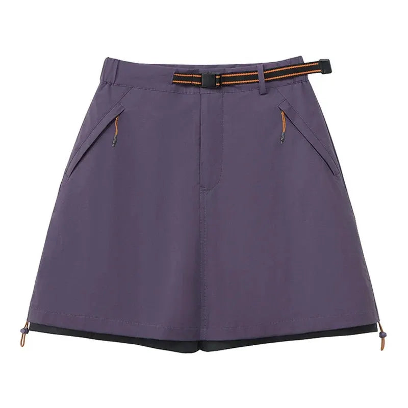 Shorts Stretch Shorts Skirt Lightweight Cargo Culottes Everyday Wear by Vimost Shop