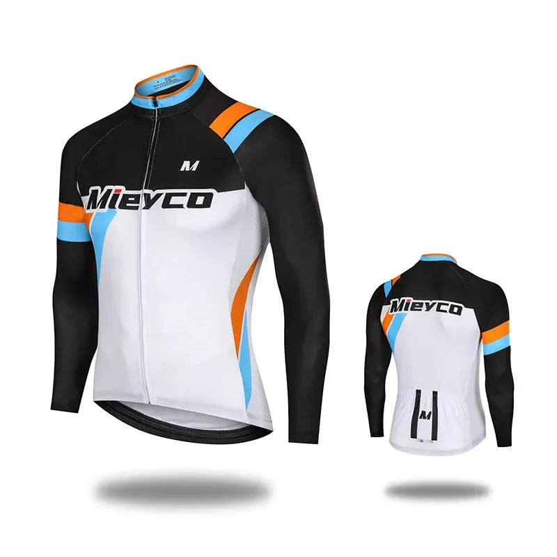 Mens Cycling Jersey Long Sleeve High Elastic for Spring Autumn Bike Riding and Outdoor Sports by Vimost Shop