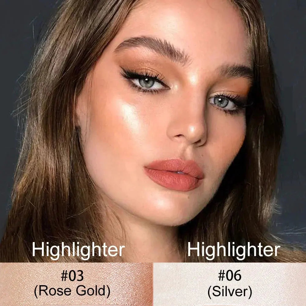 Highlighting&Bronzer Stick Face Brightening Blusher Rouge Concealer Pen Long Lasting Corrector Nose Shadow Contouring Cosmetics by Maiden-Art