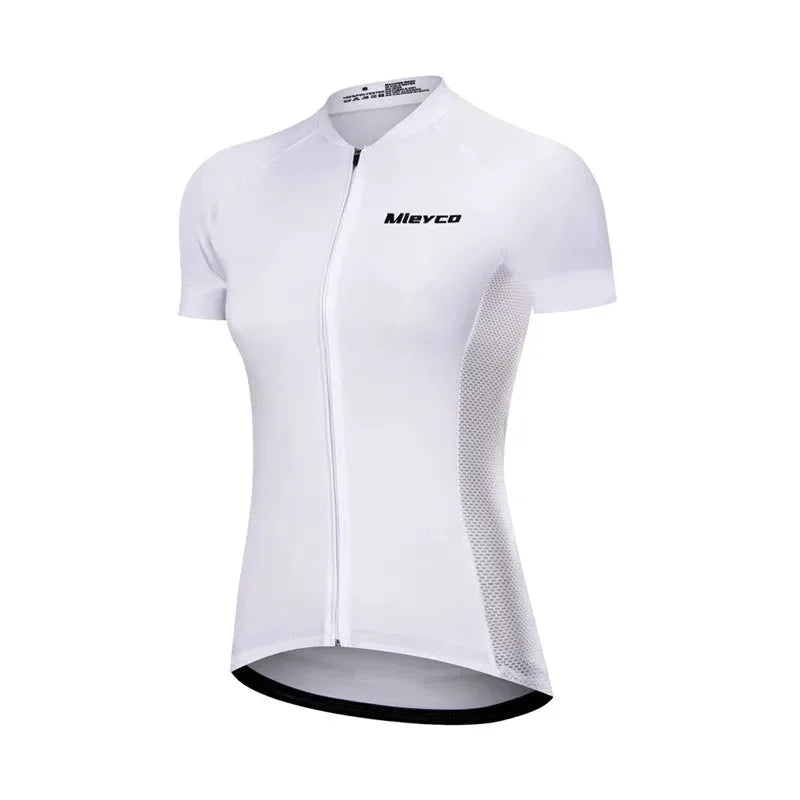 Women Cycling Jersey Summer MTB Bike Shirt Lightweight Breathable Reflective Cycling Top by Vimost Shop