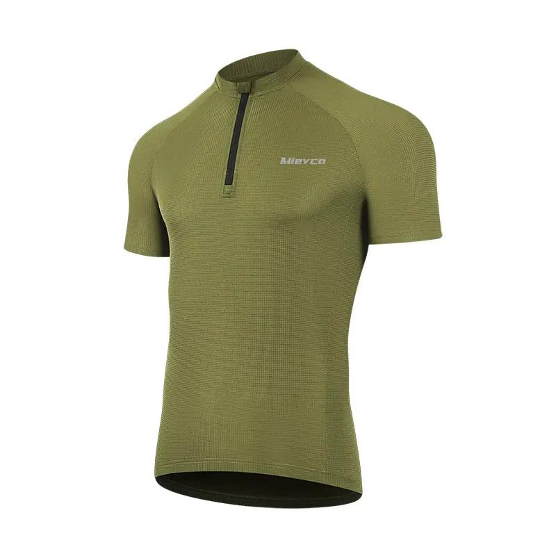 Men Seamless Cycling Jersey Lightweight Short Sleeve Compression MTB Road Bike Shirt by Vimost Shop