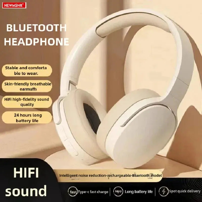 #P2961 Wireless Bluetooth 5.3 Headphones Over Ear Hifi Stereo Headset True Sports With Earphones TF/AUX Music Player with HD Mic by MAIDEN-ART
