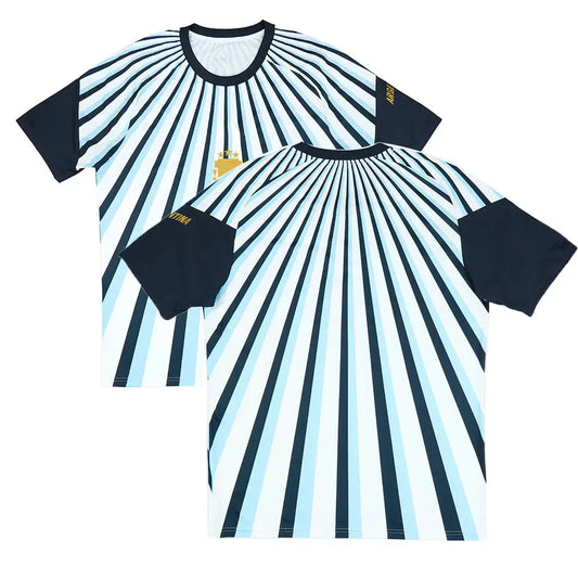 Argentina Soccer Jersey Men's Mesh Football Shirt Quick Dry Breathable Short Sleeve Sports Top by Vimost Shop