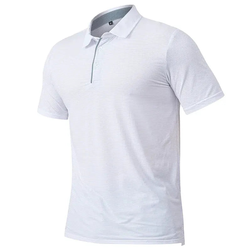 Men's Athletic Short Sleeve Polo Shirt Lightweight Quick Dry Sport Workout Shirt Summer Casual Thin Outdoor Shirts US/ EU Size by Vimost Shop