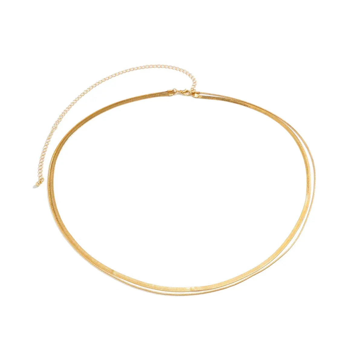Ingemark Sexy Flat Snake Chain Waist Belly Belt for Women Summer Beach Bikinis Simple Body Chain Festival Jewelry Accessories by Maiden-Art