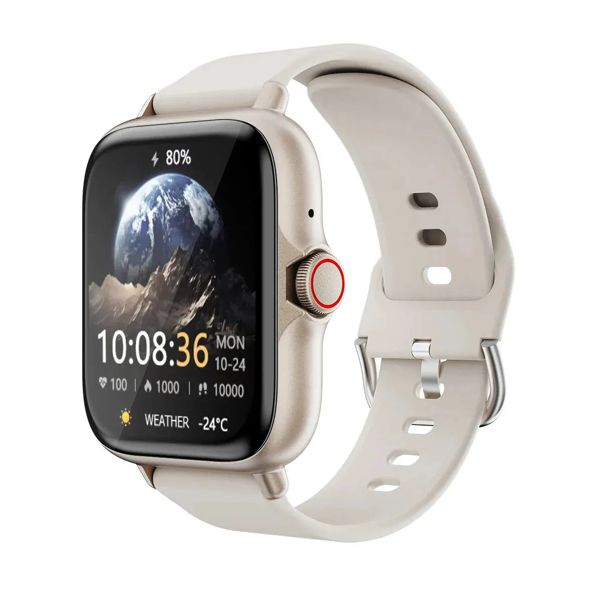 1.83'' Waterproof Smart Watch with Message Answer Call Sleep Monitoring Sports Pedometer Information Alerts For iPhone Android by MAIDEN-ART