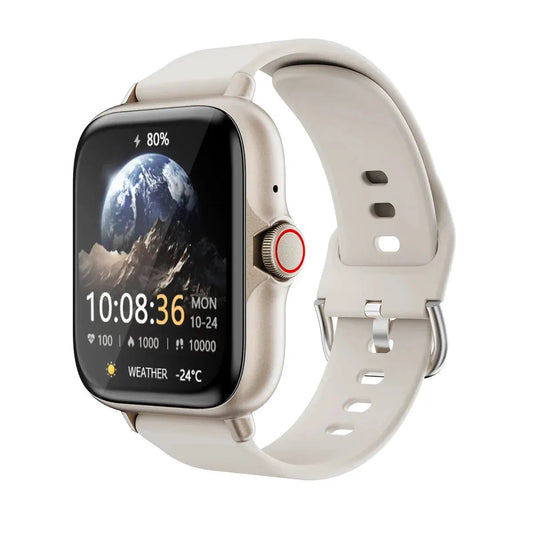 1.83'' Waterproof Smart Watch with Message Answer Call Sleep Monitoring Sports Pedometer Information Alerts For iPhone Android by MAIDEN-ART