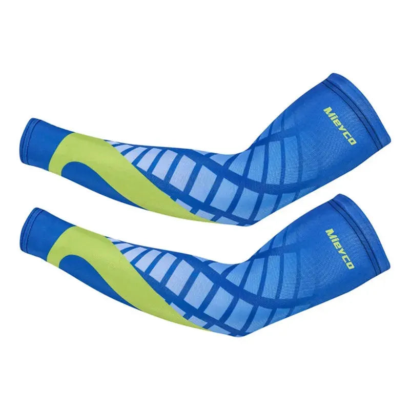 Icy Silk Sun Protection Arm Sleeves Cooling Breathable Outdoor Cycling Fishing Sports Sleeves by Vimost Shop