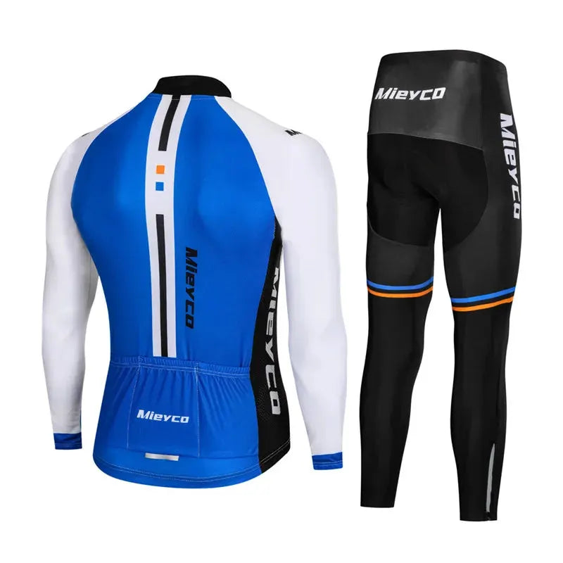 Men Autumn Long Sleeve Cycling Jersey Set MTB Mountain Bike Sportswear Slim Fit by Vimost Shop