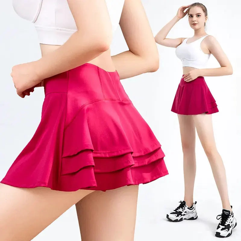 Cloud Hide Women Golf Tennis Skirts Sports Pocket Pleated Skirt Fitness Girl Dancing Shorts Quick Dry Gym Workout Running Skorts by Vimost Shop