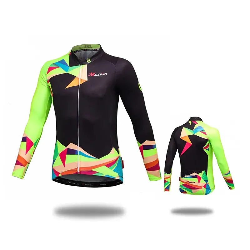 Mens Cycling Jersey Long Sleeve High Elastic for Spring Autumn Bike Riding and Outdoor Sports by Vimost Shop