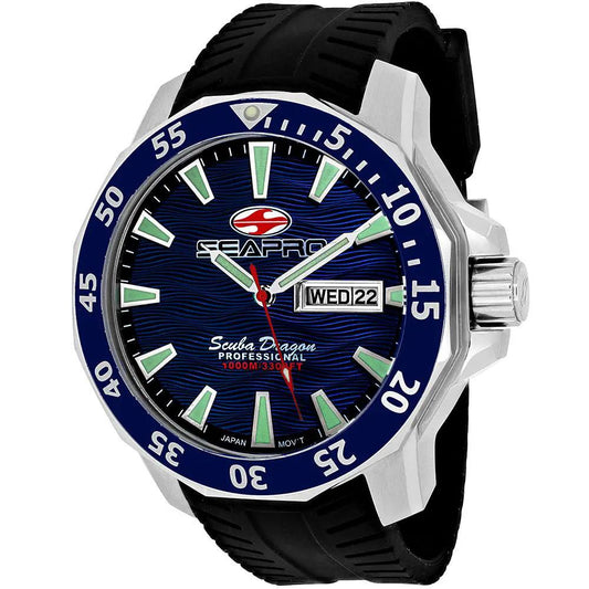 Men's 1000 Meters Scuba Dragon Diver Limited Edition by Seapro Watches