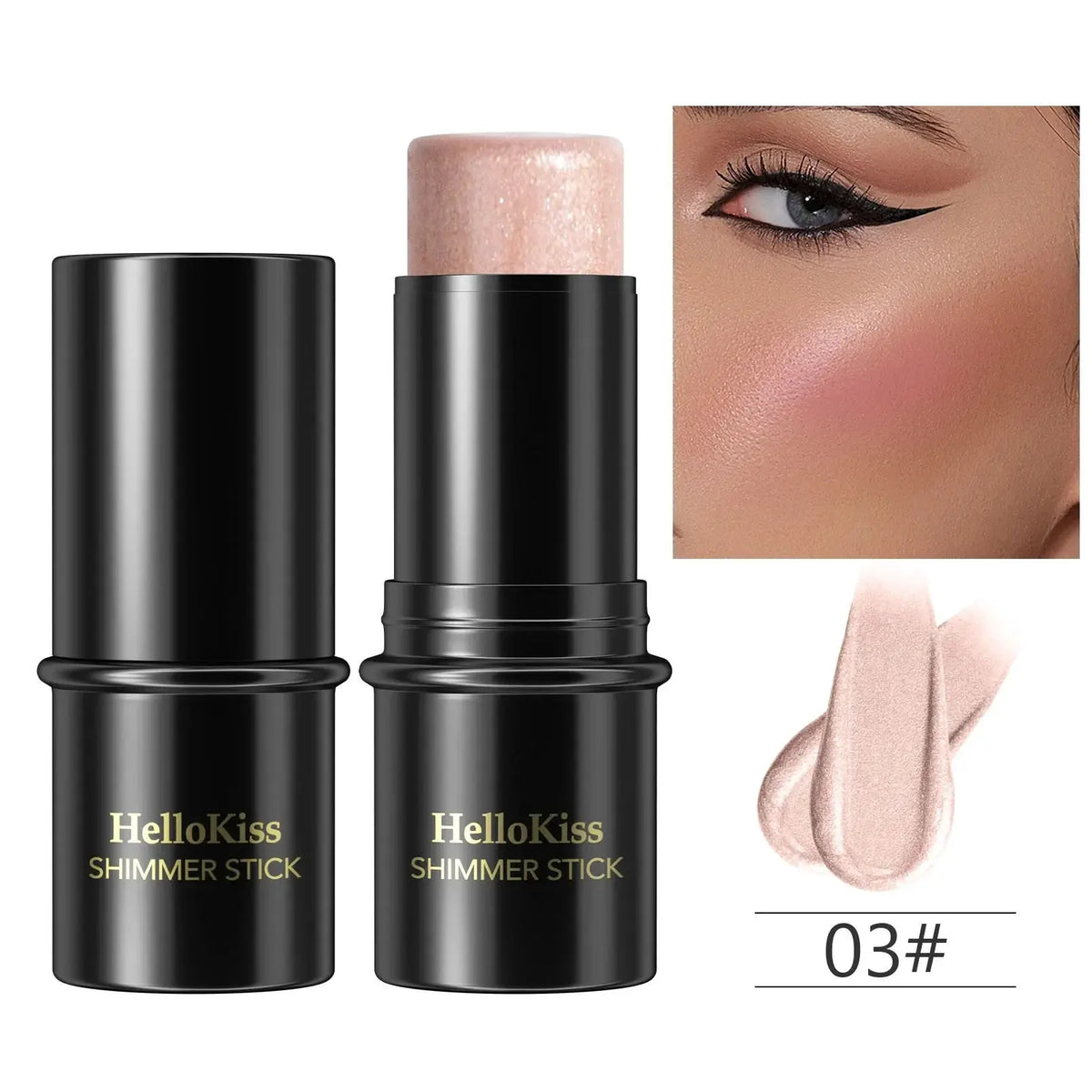 Highlighting&Bronzer Stick Face Brightening Blusher Rouge Concealer Pen Long Lasting Corrector Nose Shadow Contouring Cosmetics by Maiden-Art