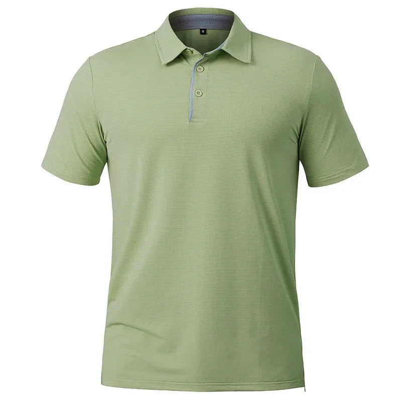 Men's Athletic Short Sleeve Polo Shirt Lightweight Quick Dry Sport Workout Shirt Summer Casual Thin Outdoor Shirts US/ EU Size by Vimost Shop