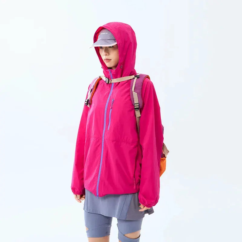 Lightweight Hooded Hiking Windbreaker Jacket for Trail Wear by Vimost Shop