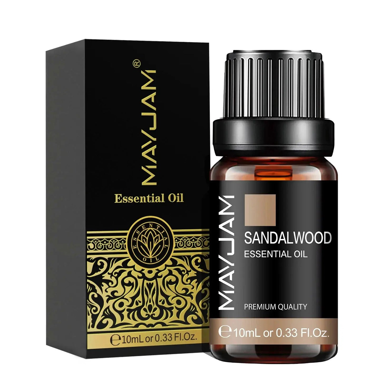 MAYJAM 10ML Lavender Lemongrass Jasmine Vanilla Eucalyptus Rose Lemon Essential Oil For Humidifier Diffuser Candle Making by Maiden-Art