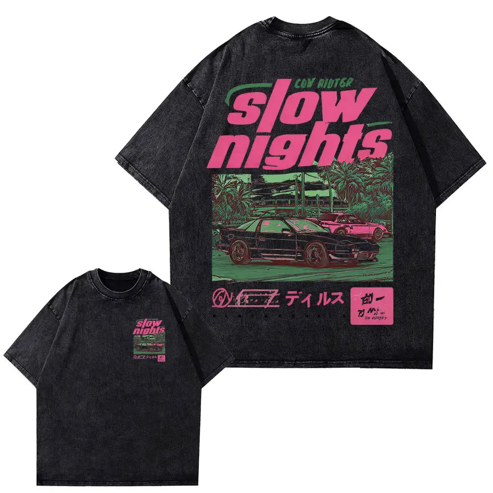 Men's Cotton Graphic T-Shirt Y2K Oversize Short Sleeve Casual Tee by Vimost Shop