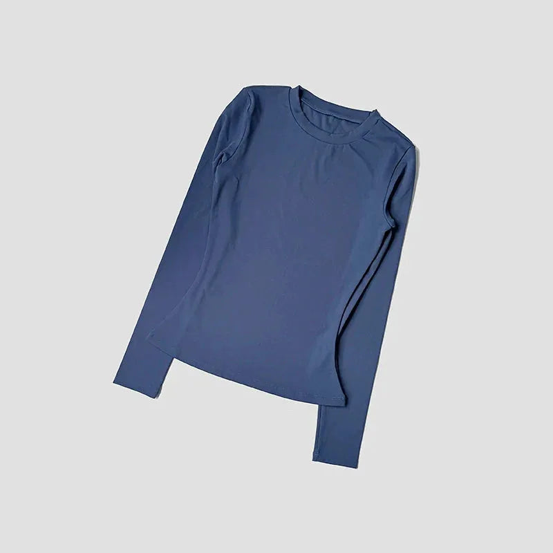 Women’s Long Sleeve Workout Top for Gym, Pilates, Yoga & Running by Vimost Shop