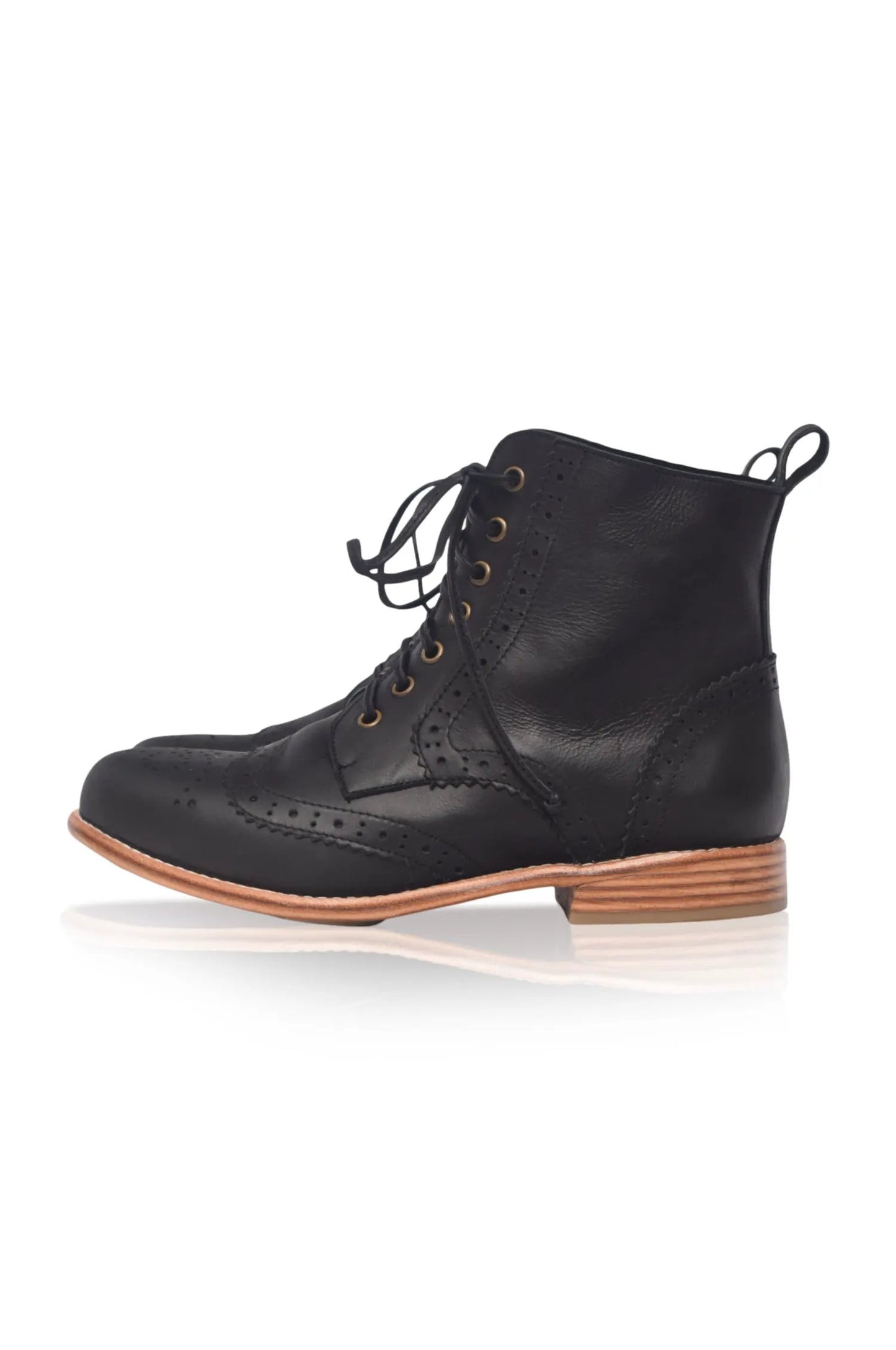 Salstice Brogue Leather Boots by ELF
