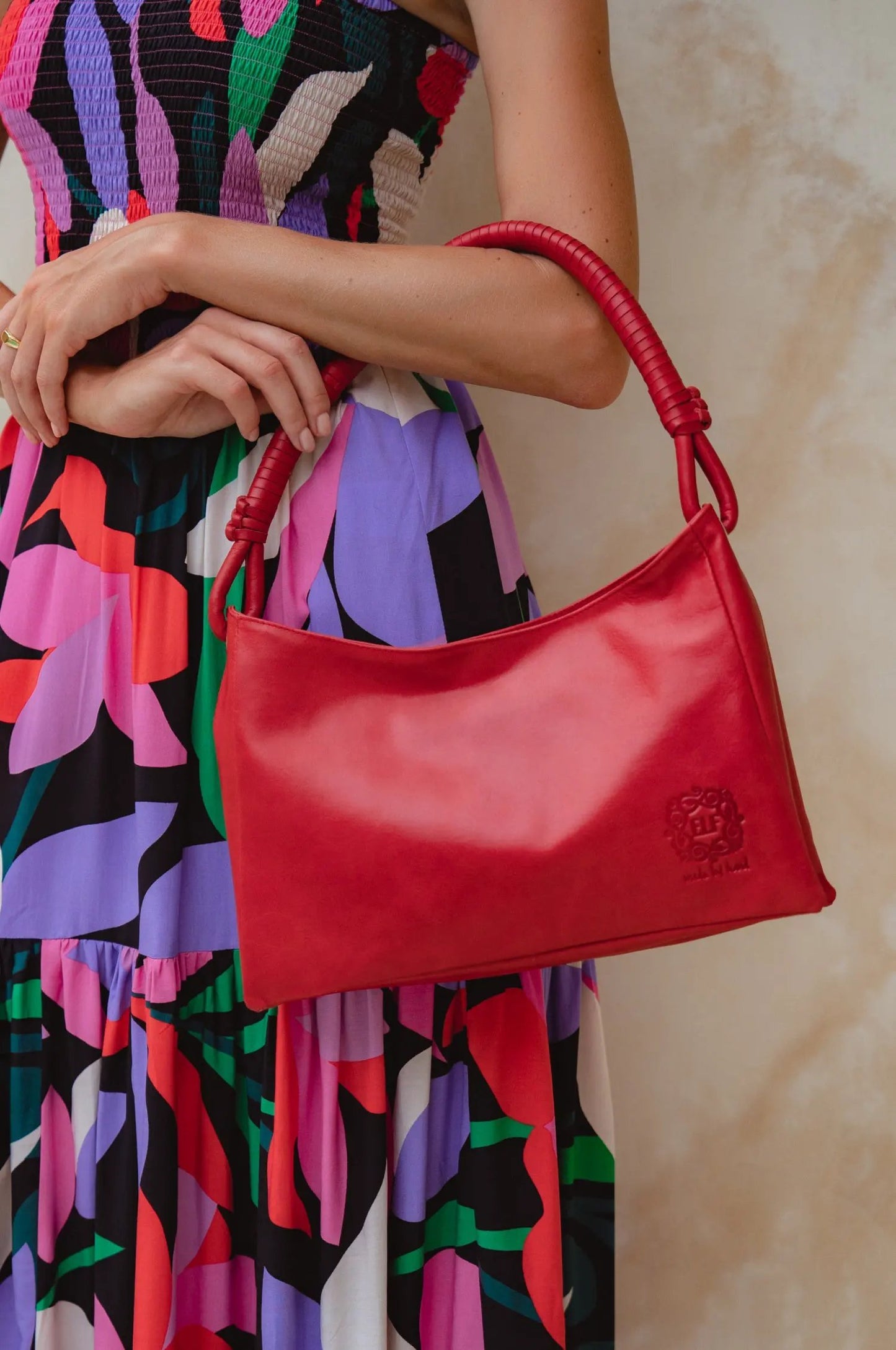 Santa Cruz Leather Shoulder Bag by ELF