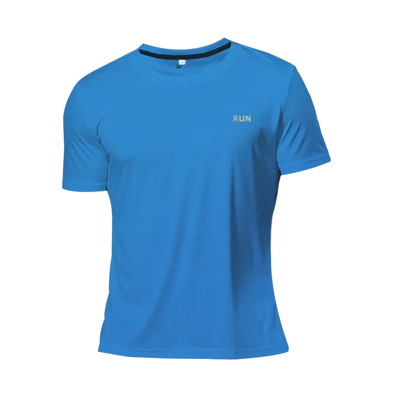 Mens Long and Short Sleeve Ice Silk Quick Dry Sports Top for Running Gym Hiking and Outdoor Training by Vimost Shop