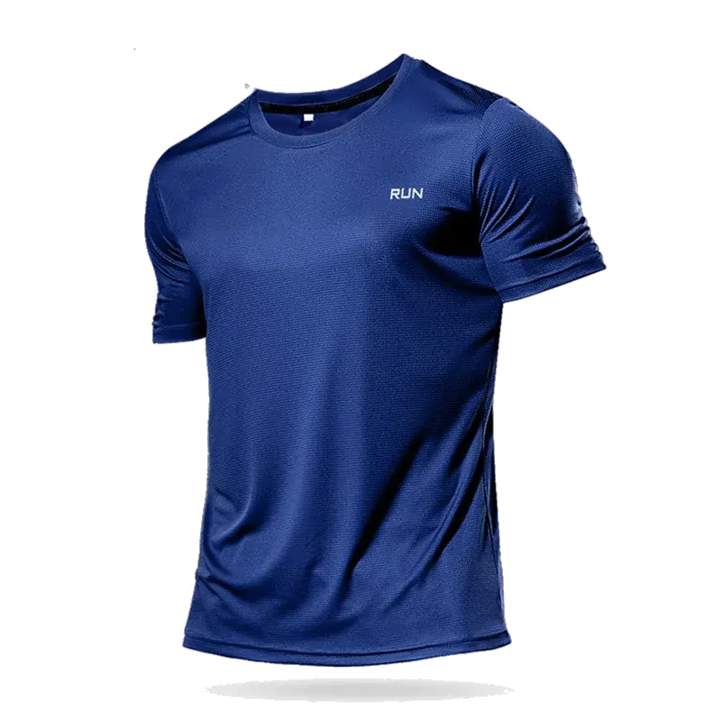 Mens Long and Short Sleeve Ice Silk Quick Dry Sports Top for Running Gym Hiking and Outdoor Training by Vimost Shop
