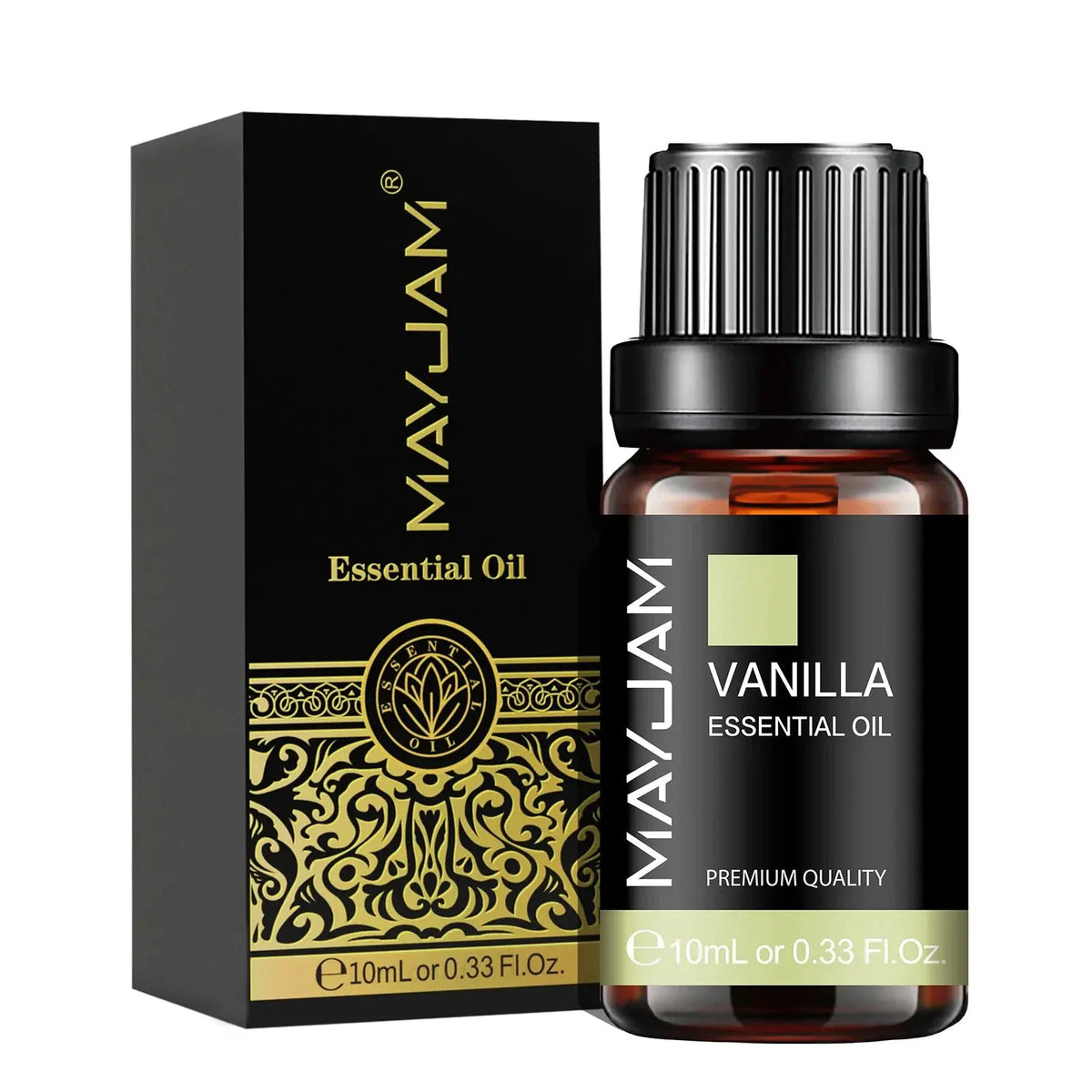 MAYJAM 10ML Lavender Lemongrass Jasmine Vanilla Eucalyptus Rose Lemon Essential Oil For Humidifier Diffuser Candle Making by Maiden-Art