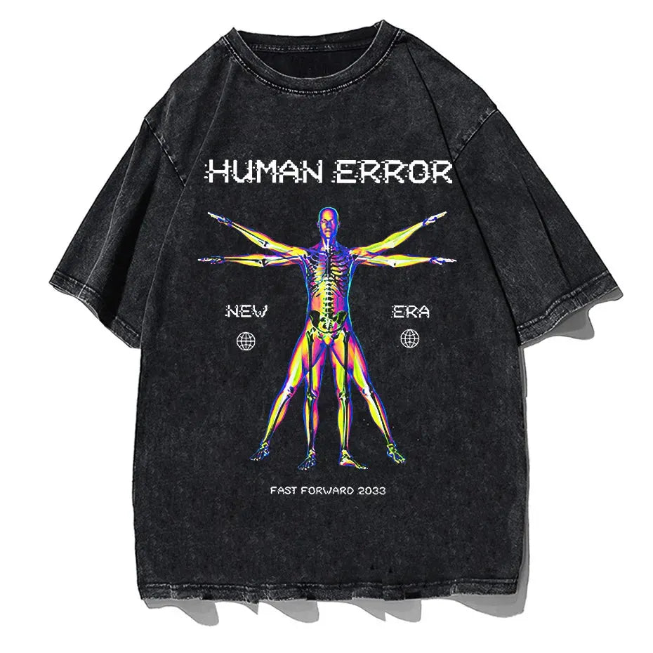 Hip Hop Streetwear Graphic T-Shirt Men Harajuku Cotton Short Sleeve Tee by Vimost Shop