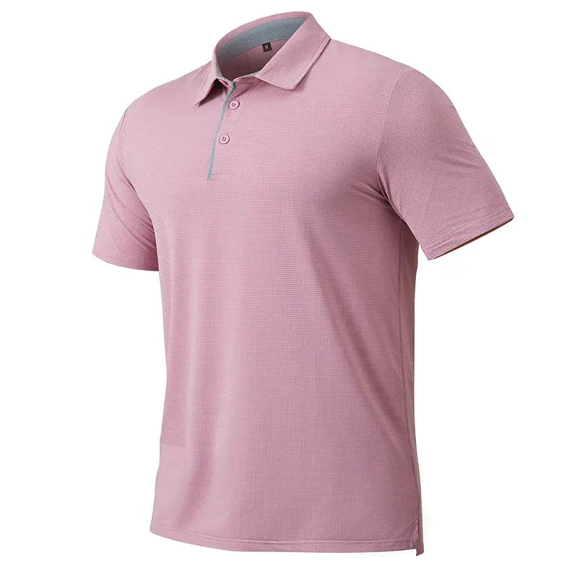 Men's Athletic Short Sleeve Polo Shirt Lightweight Quick Dry Sport Workout Shirt Summer Casual Thin Outdoor Shirts US/ EU Size by Vimost Shop