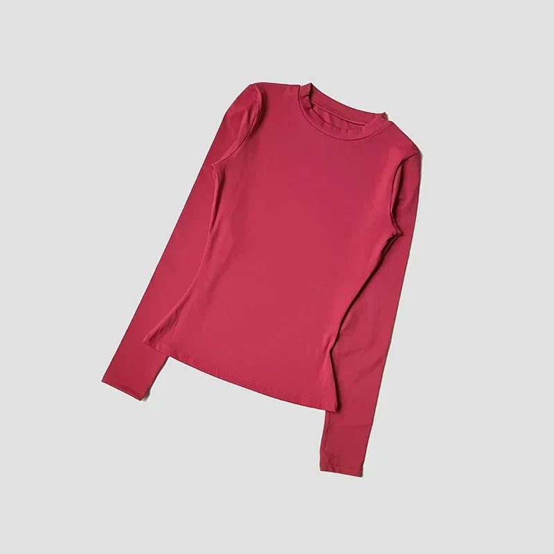 Women’s Long Sleeve Workout Top for Gym, Pilates, Yoga & Running by Vimost Shop