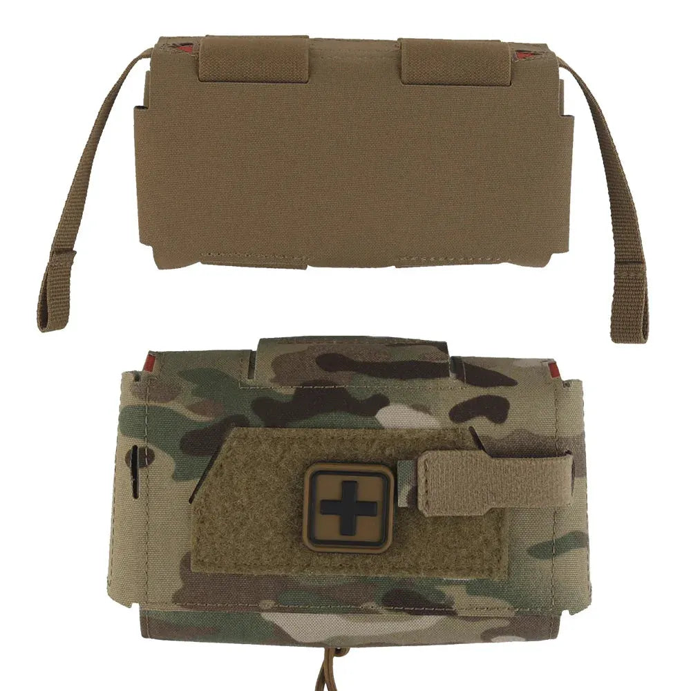 Compact MOLLE Outdoor Utility Pouch with Organizer Panel by Vimost Shop