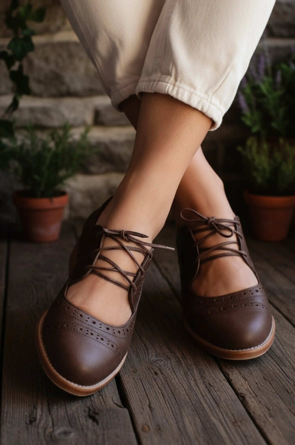 Scandinavia Leather Oxfords by ELF