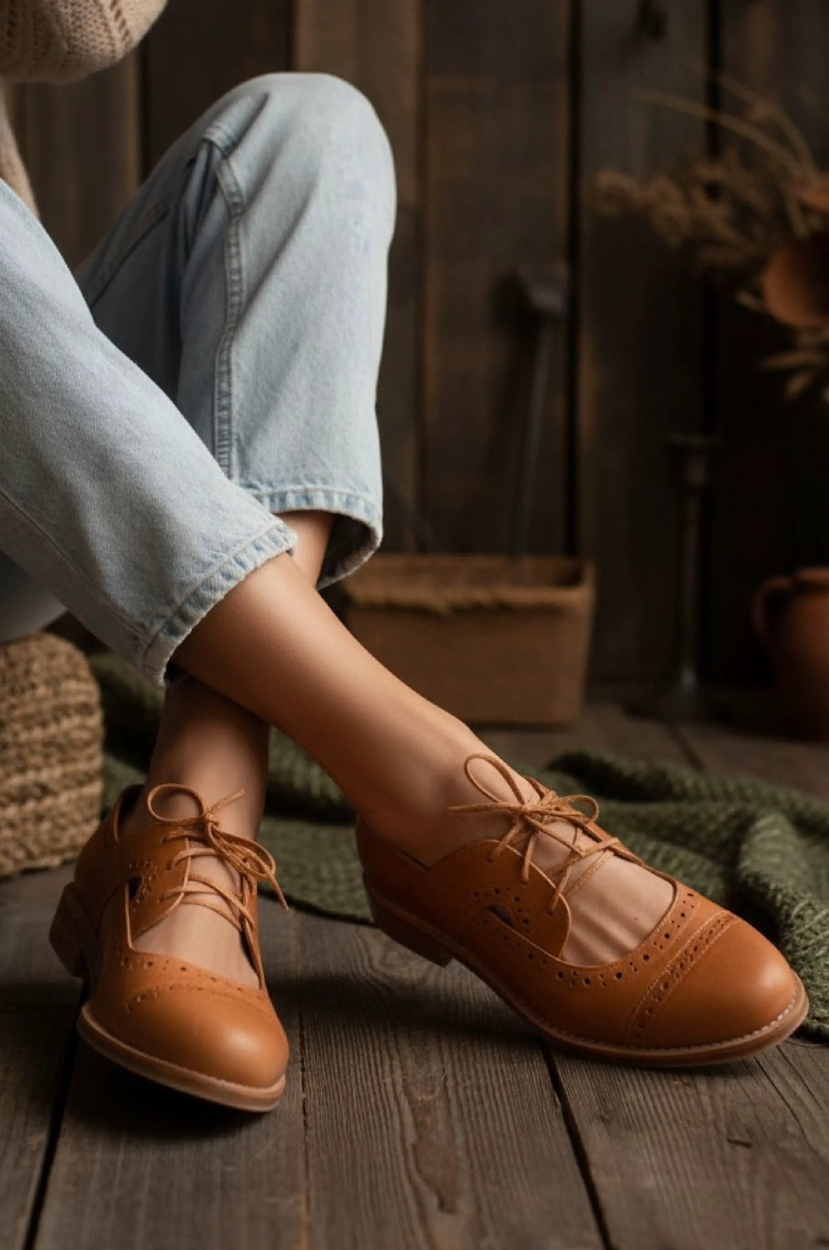 Scandinavia Leather Oxfords by ELF
