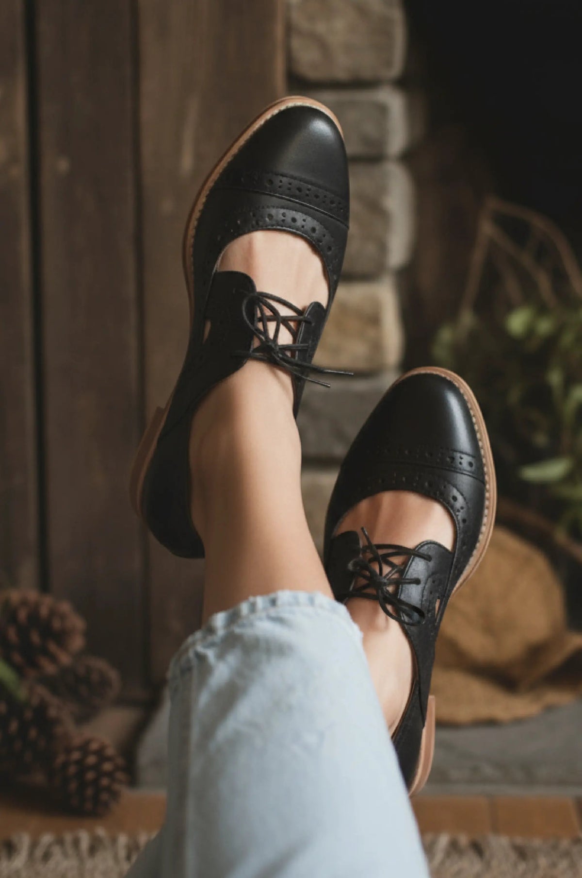 Scandinavia Leather Oxfords by ELF