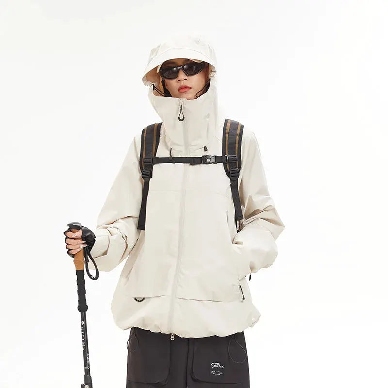 Unisex Waterproof Windproof Hiking Jacket for Outdoor Activities by Vimost Shop