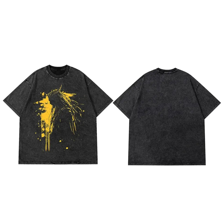 T-Shirt The King In Yellow Tshirts Men Cotton Tops Harajuku Crewneck Short Sleeve by Vimost Shop