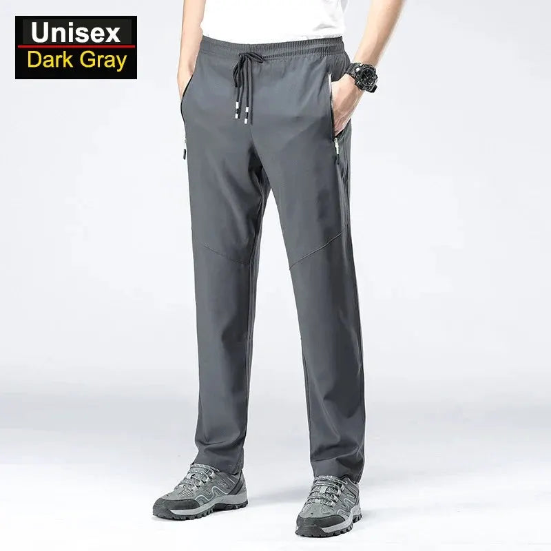 Unisex Drawstring Quick Dry Hiking Pants for Outdoor Wear by Vimost Shop