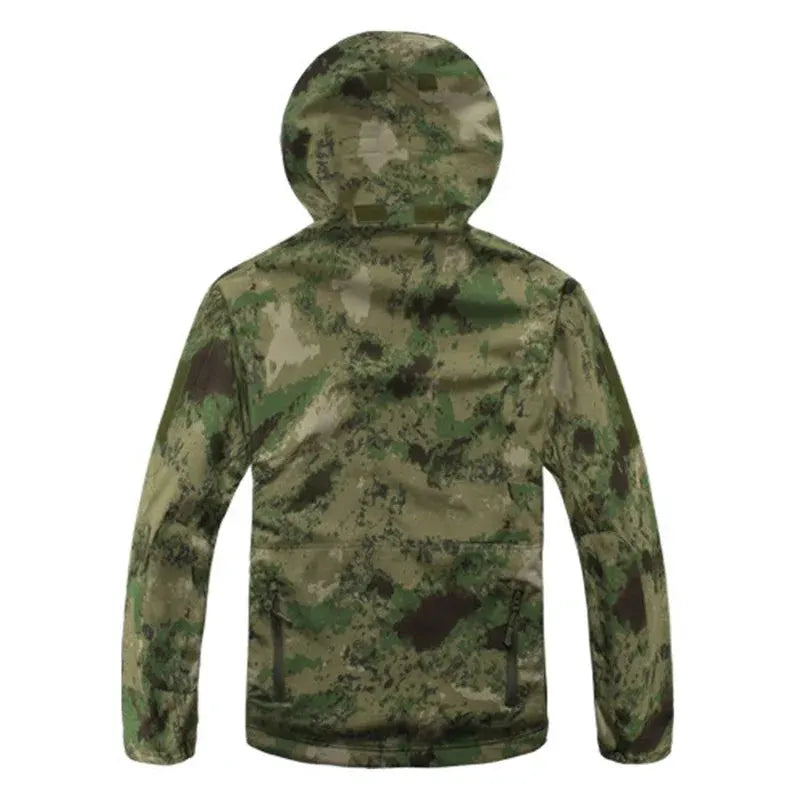 Lurker Soft Shell Camouflage Jacket Men Waterproof Hunting Clothing Warm Camo Tactical Jackets Outdoor Combat Hoodie Coat by Vimost Shop