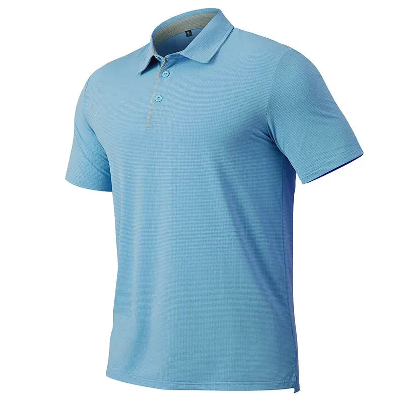 Men's Athletic Short Sleeve Polo Shirt Lightweight Quick Dry Sport Workout Shirt Summer Casual Thin Outdoor Shirts US/ EU Size by Vimost Shop
