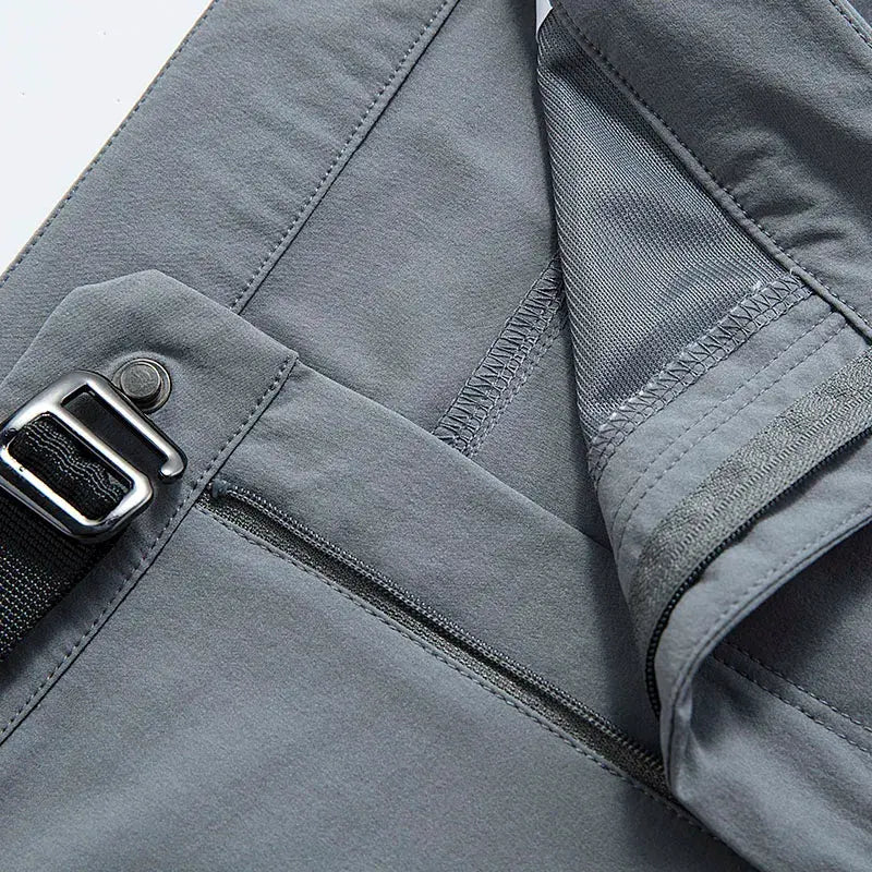 Lightweight Stretch Hiking Shorts with Zippered Pockets by Vimost Shop