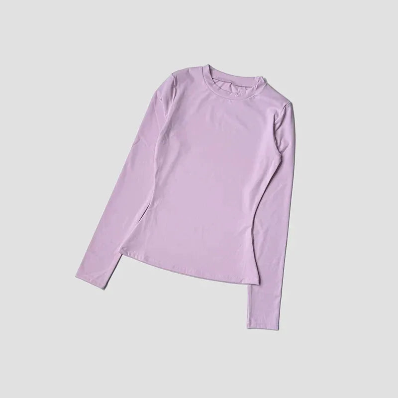 Women’s Long Sleeve Workout Top for Gym, Pilates, Yoga & Running by Vimost Shop
