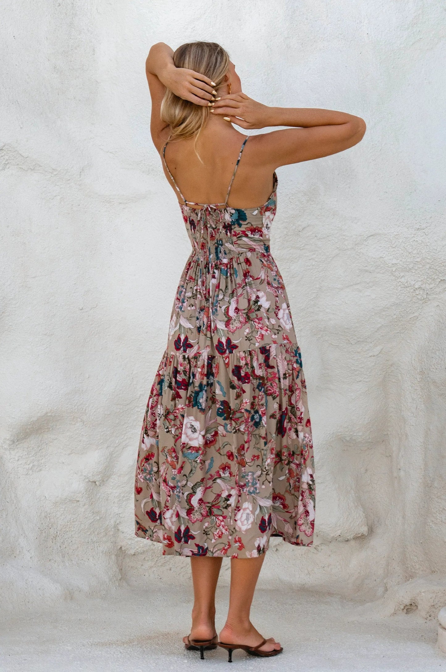 Sea Dreamer Strappy Midi Dress by ELF