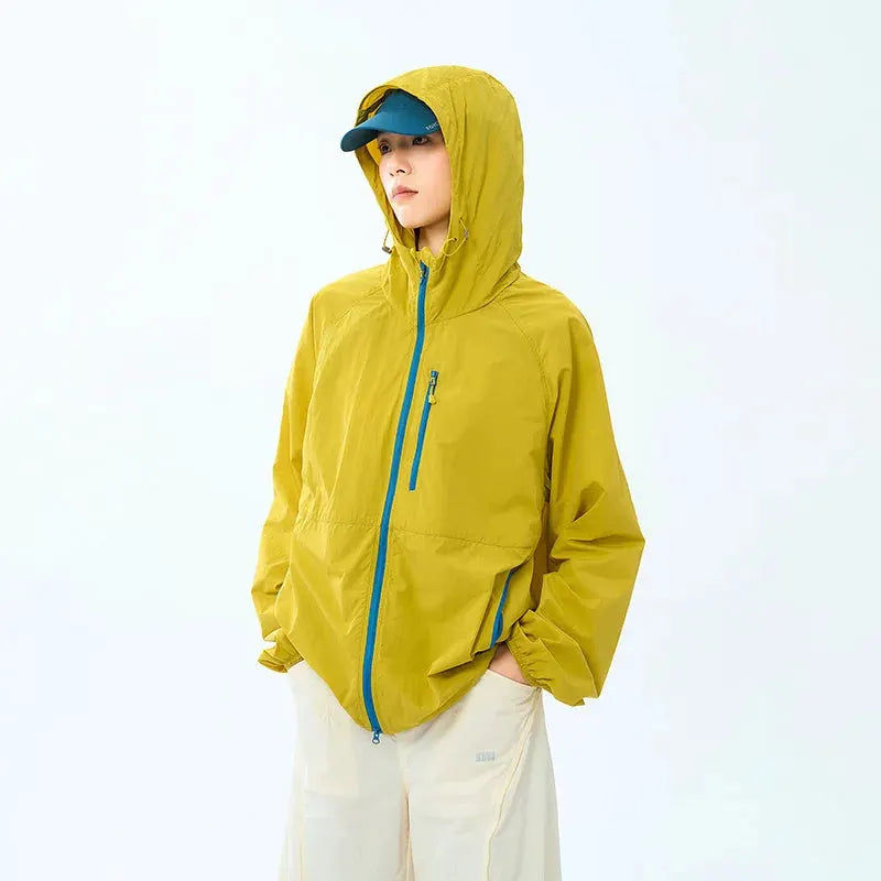 Lightweight Hooded Hiking Windbreaker Jacket for Trail Wear by Vimost Shop