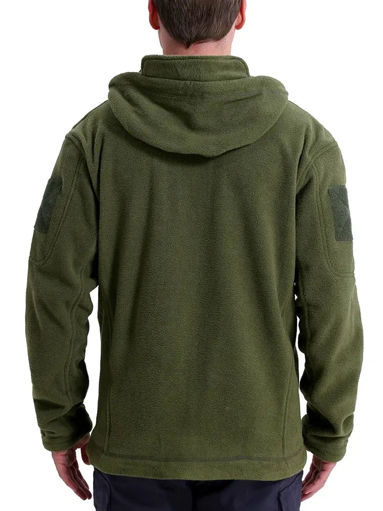 Men's Tactical Fleece Jacket Winter Warm Full Zip Military Hoodies Multi-Pockets Hiking Hunting Outdoor Coats by Vimost Shop