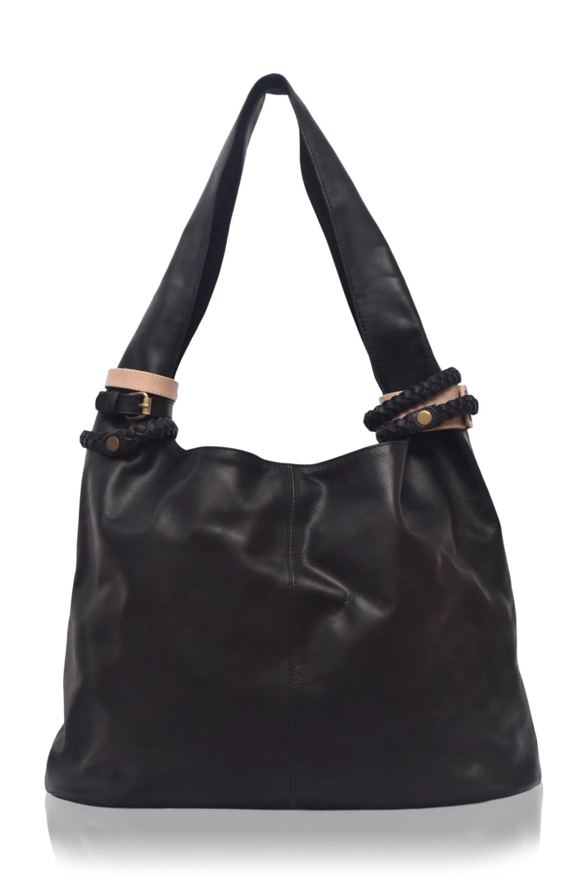 Serendipity Slouchy Leather Tote Bag by ELF
