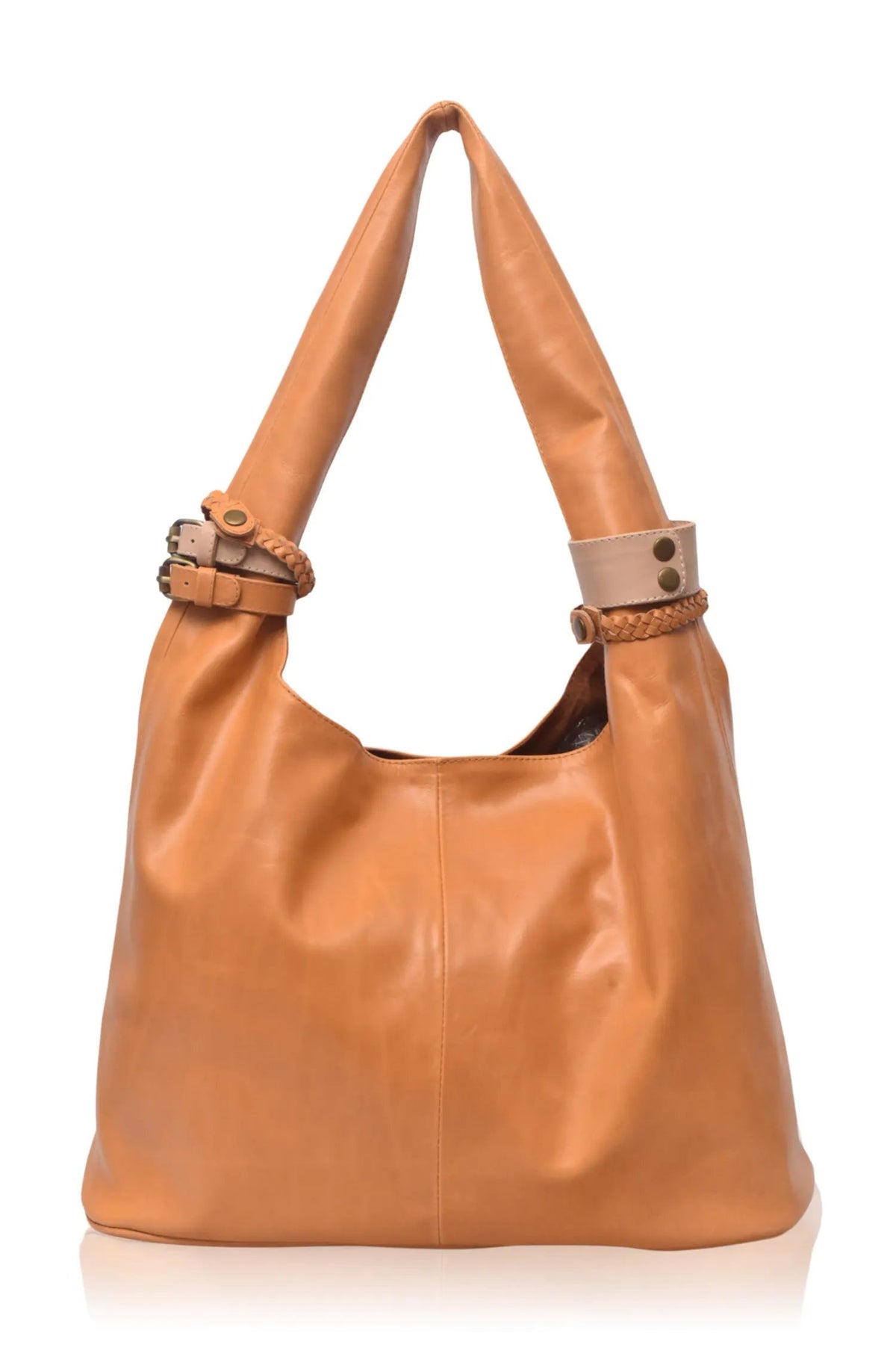 Serendipity Slouchy Leather Tote Bag by ELF